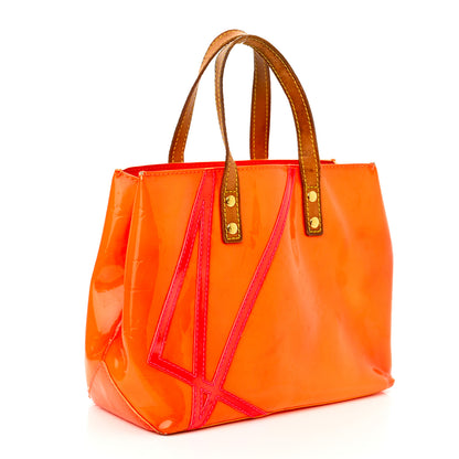 Louis Vuitton Vernis Fluo Reade PM Orange 2 of 17
