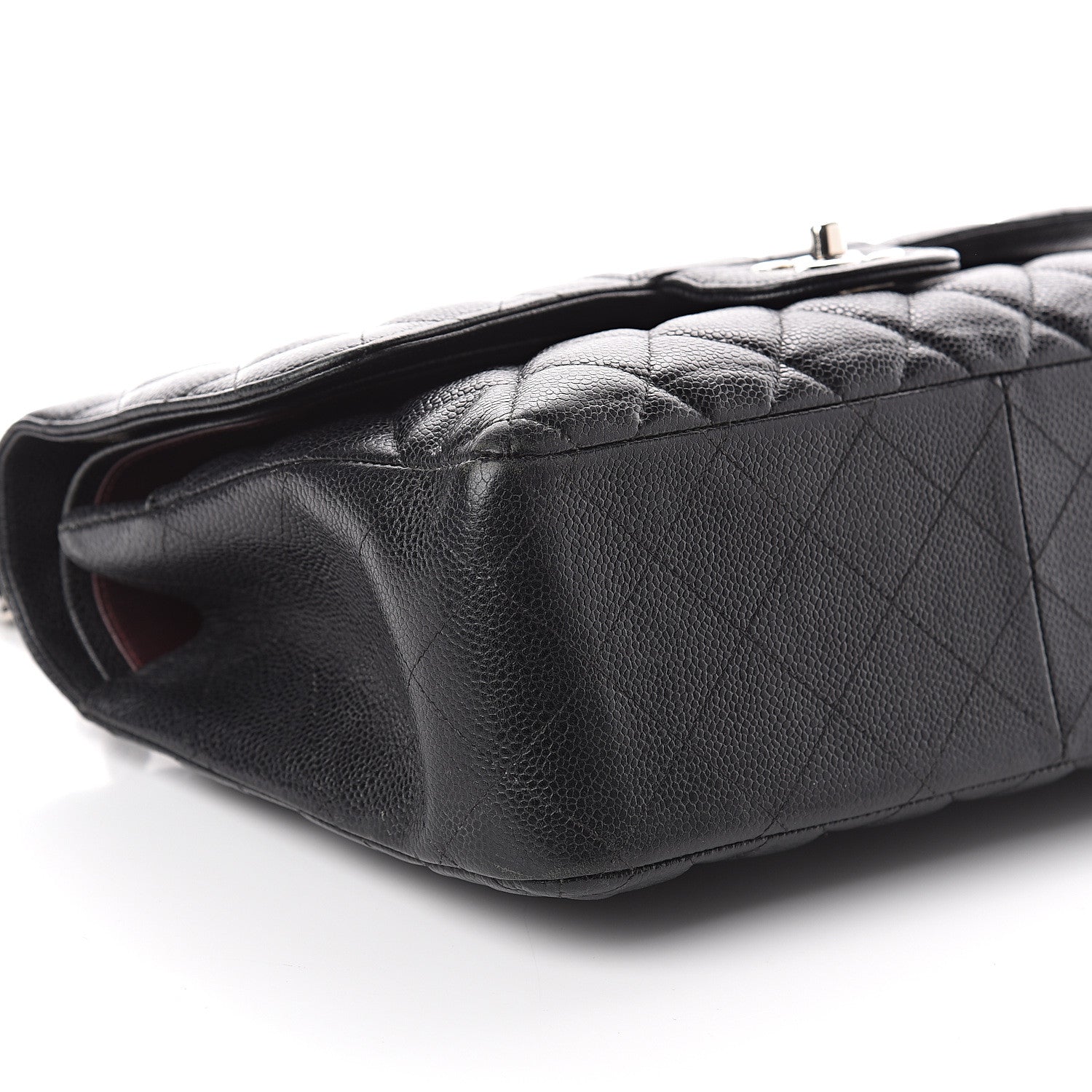 Chanel Caviar Quilted Jumbo Double Flap Black 8 of 9