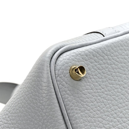 Hermes Taurillon Clemence Picotin Lock 18 PM Gris Pantin 9 of 13
