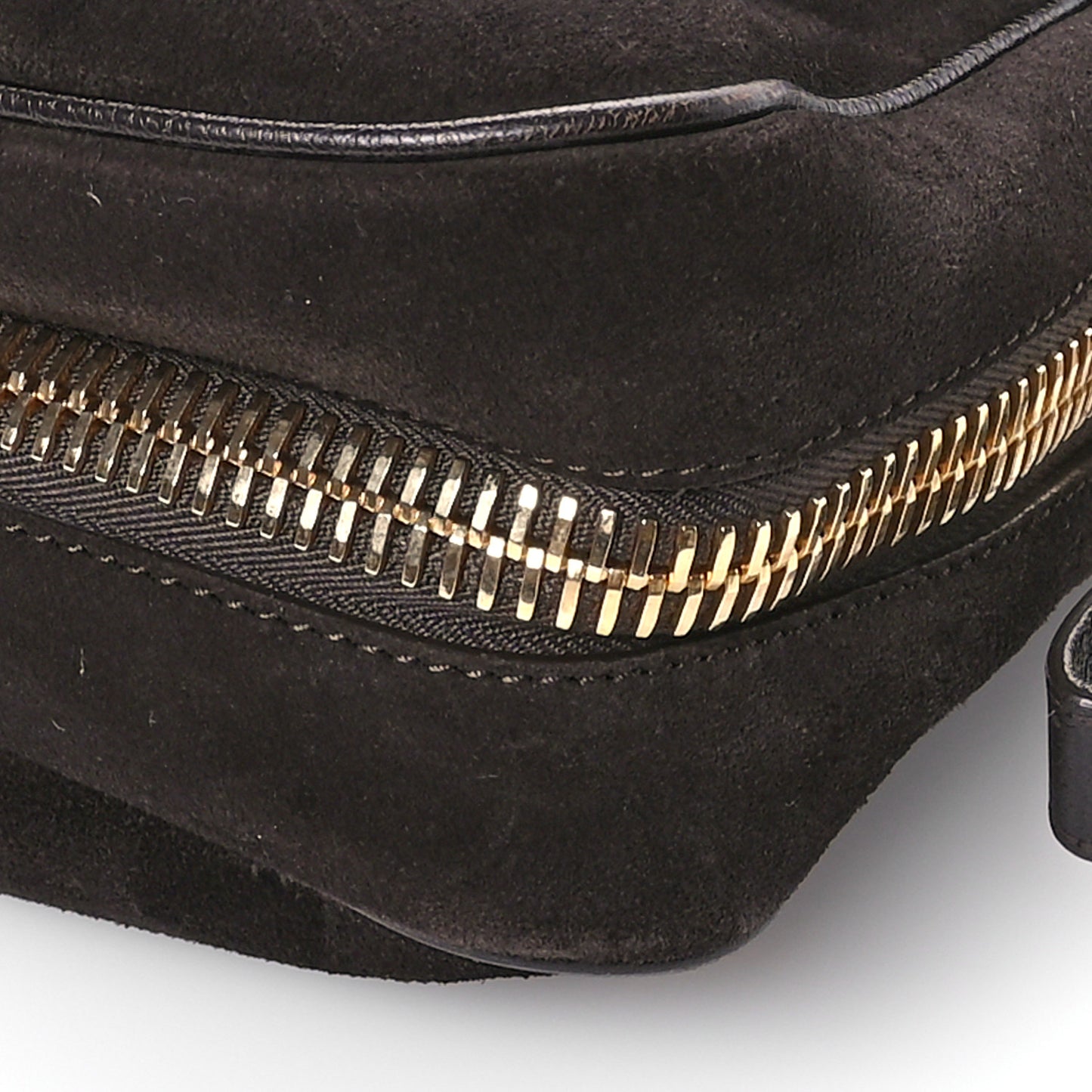 Suede Calfskin Jennifer Crossbody Brown