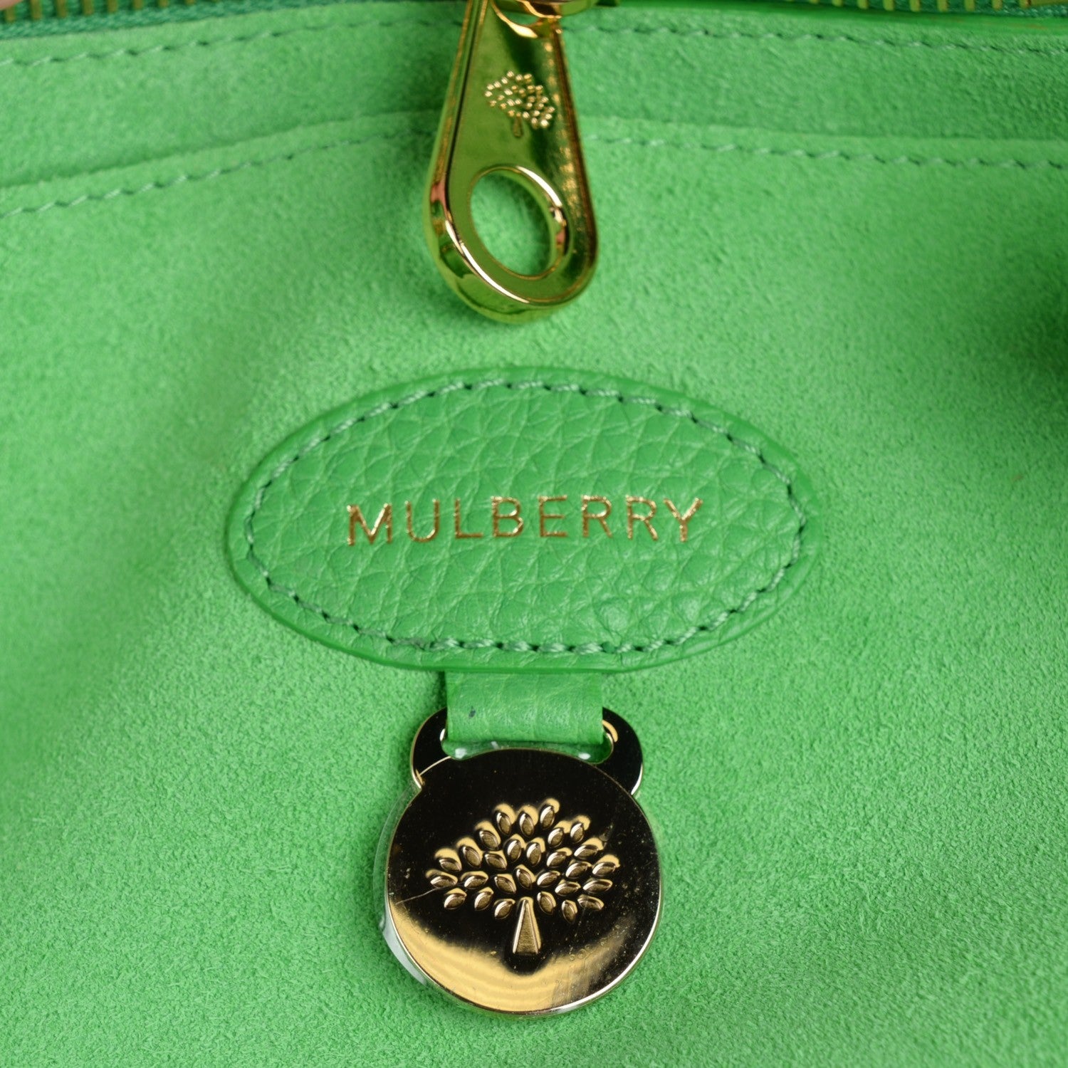 Mulberry Soft Grain Leather Bayswater Queen Green 10 of 13