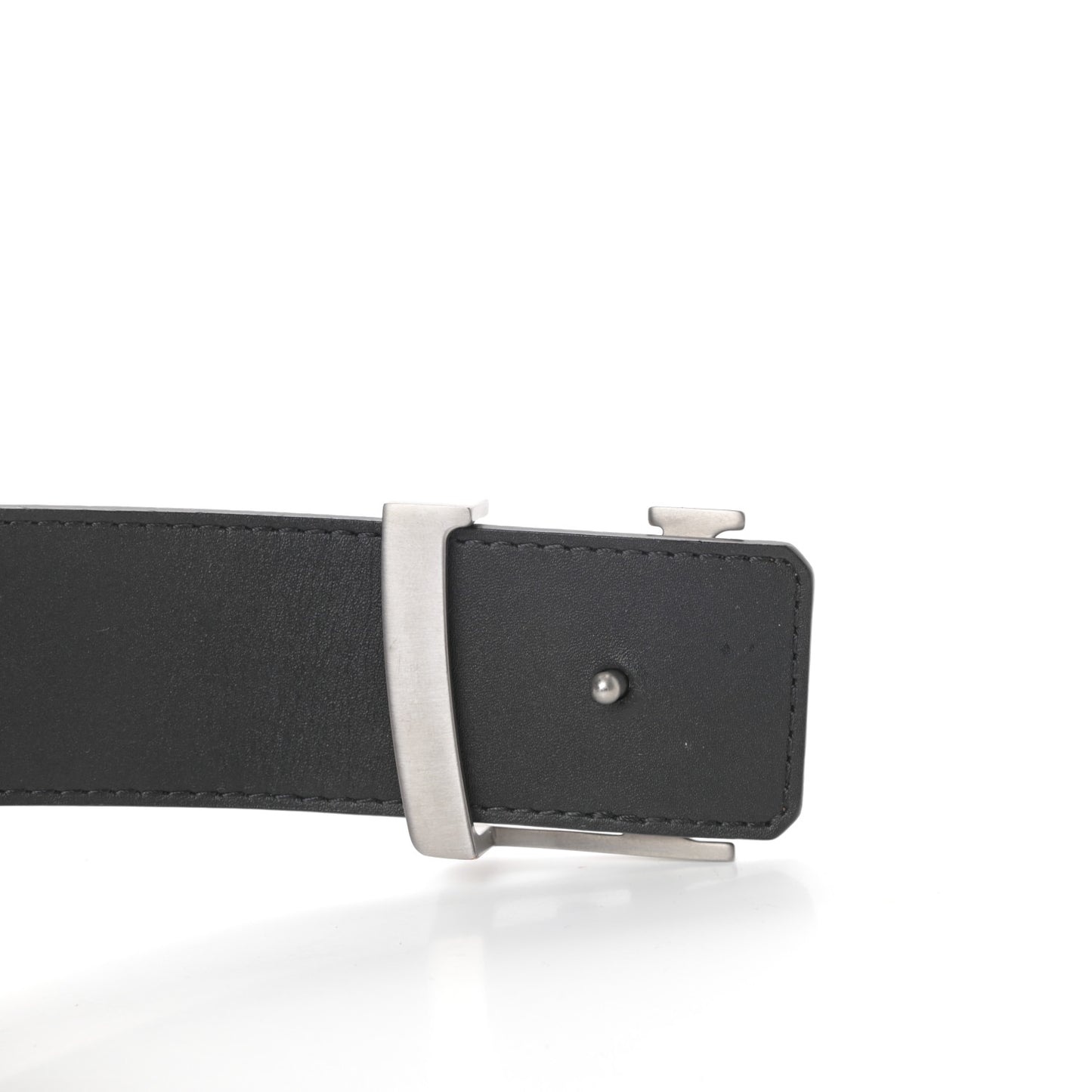 Calfskin 40mm LV Pyramide Reversible Belt 90 36 Black