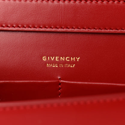 Givenchy Box Calfskin Small 4G Chain Shoulder Bag Dark Red 6 of 9