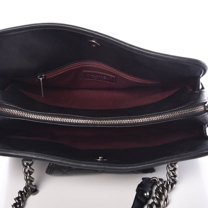 Chanel Calfskin Quilted Small Casual Riviera Zip Shoulder Bag Black 5 of 7