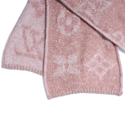 Louis Vuitton Monogram Sunset Mohair Scarf Aurore 3 of 4