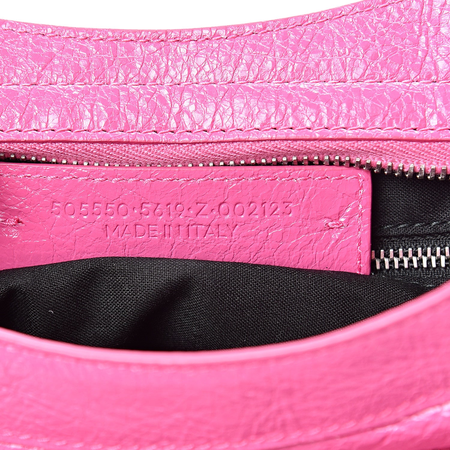 Balenciaga Agneau Classic Silver Hardware City Rose Flamingo 6 of 11