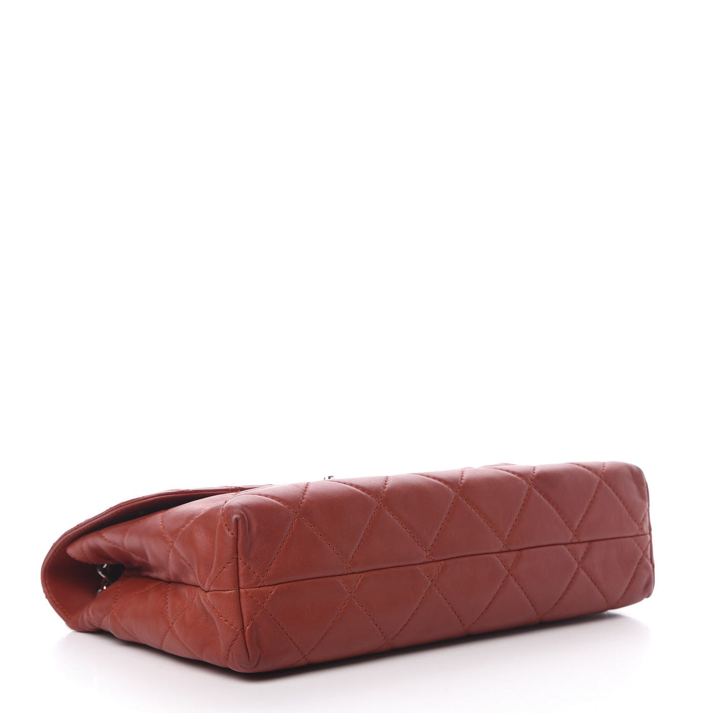 Calfskin Quilted In the Business Flap Bag Red