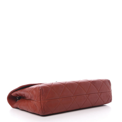 Chanel Calfskin Quilted In the Business Flap Bag Red 4 of 13