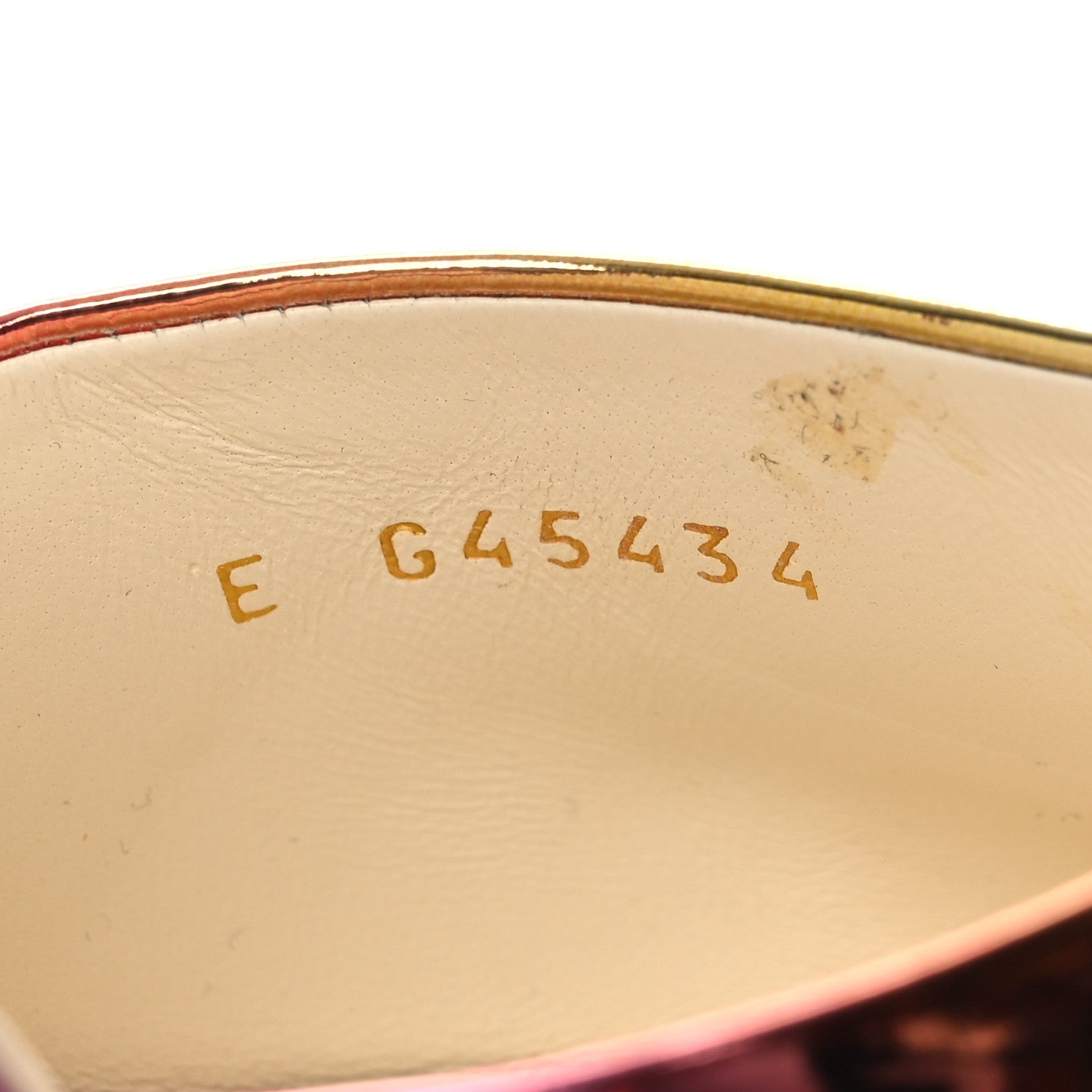Chanel Laminated Calfskin Grosgrain Cap Toe CC Wedge Pumps 39 Pink Orange Yellow Black 10 of 13