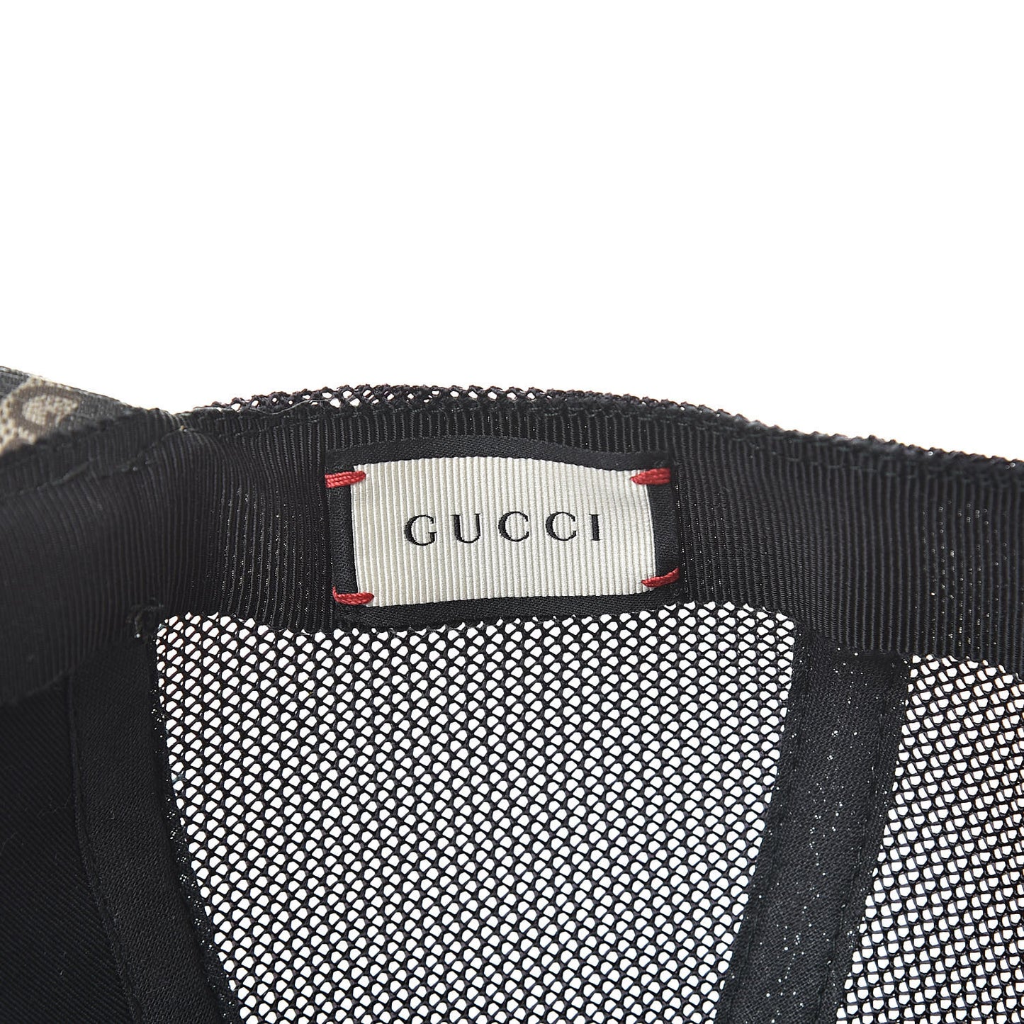 GG Supreme Monogram Caleido Baseball Hat M Black
