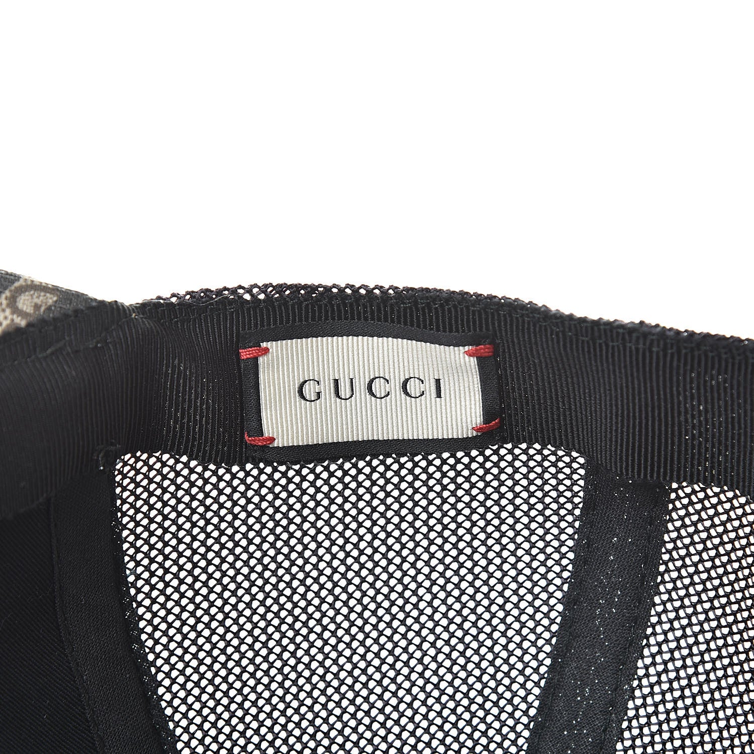 Gucci GG Supreme Monogram Caleido Baseball Hat M Black 6 of 8