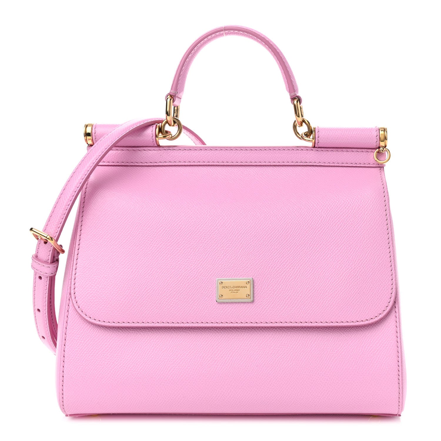 Dolce & Gabbana Dauphine Medium Miss Sicily Satchel Pink 1 of 8