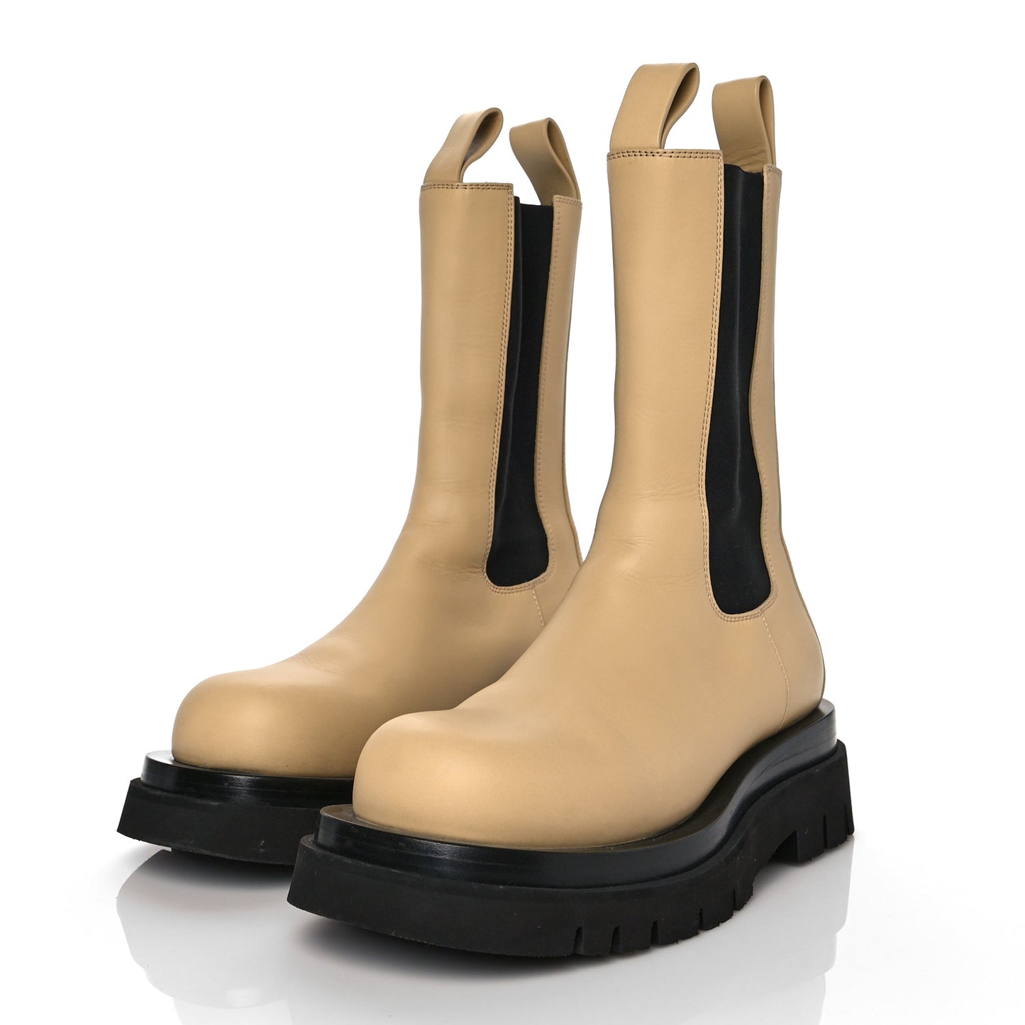 Calfskin The Lug Chelsea 55mm Boots 36.5 Cane Sugar