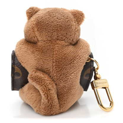 Louis Vuitton Monogram Cute Cat Pouch Earphones Case 2 of 5