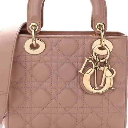 Christian Dior Lambskin Cannage Small My ABCDior Lady Dior Fard 7 of 11