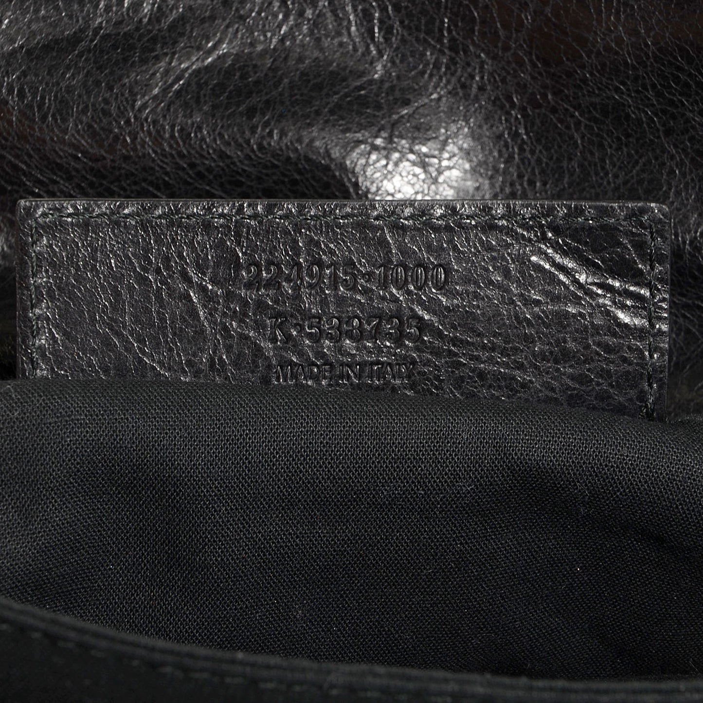 Agneau Classic Hardware Envelope Clutch Black