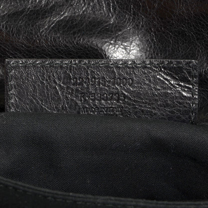 Balenciaga Agneau Classic Hardware Envelope Clutch Black 8 of 10