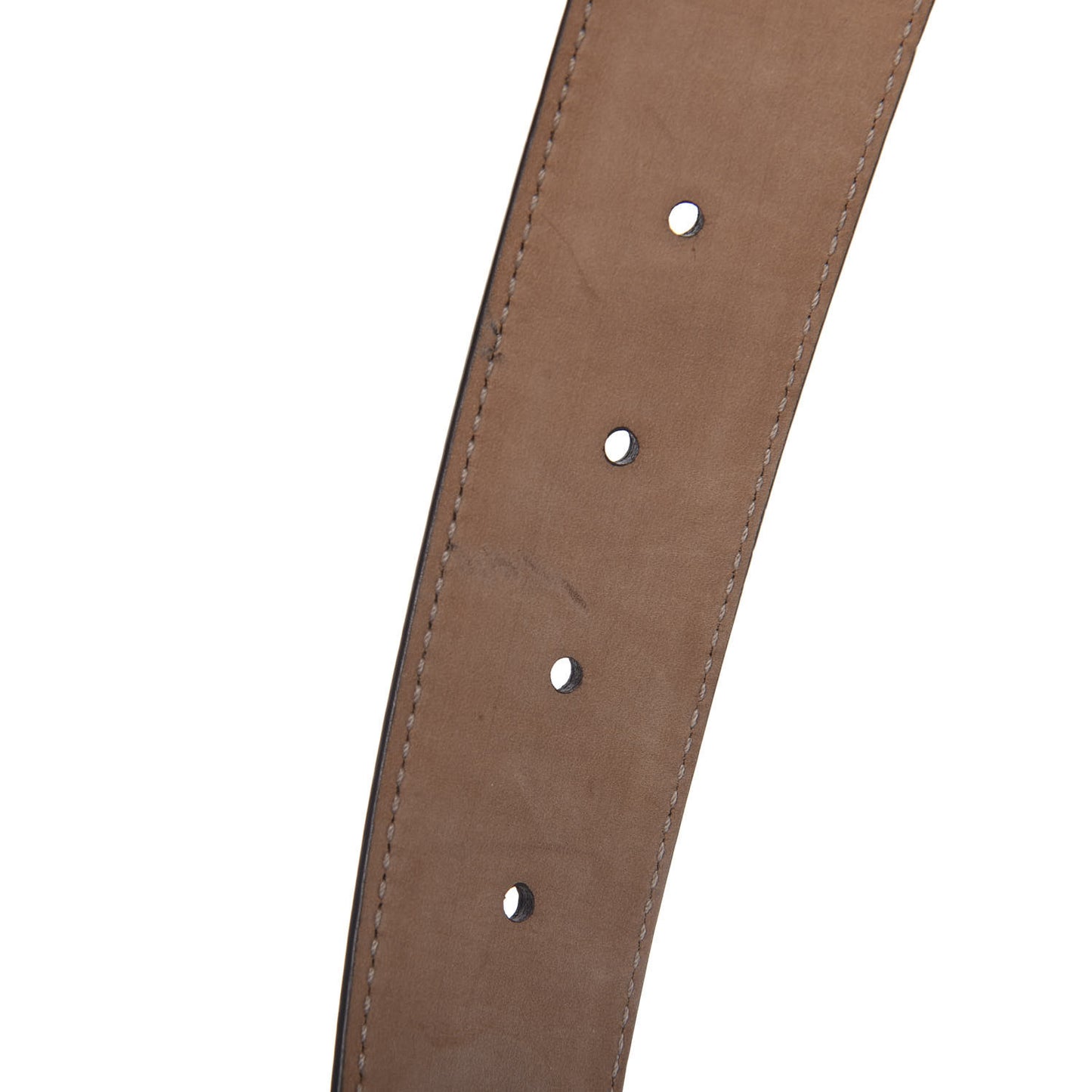Calfskin Interlocking G 37mm Belt 105 42 Mystic White