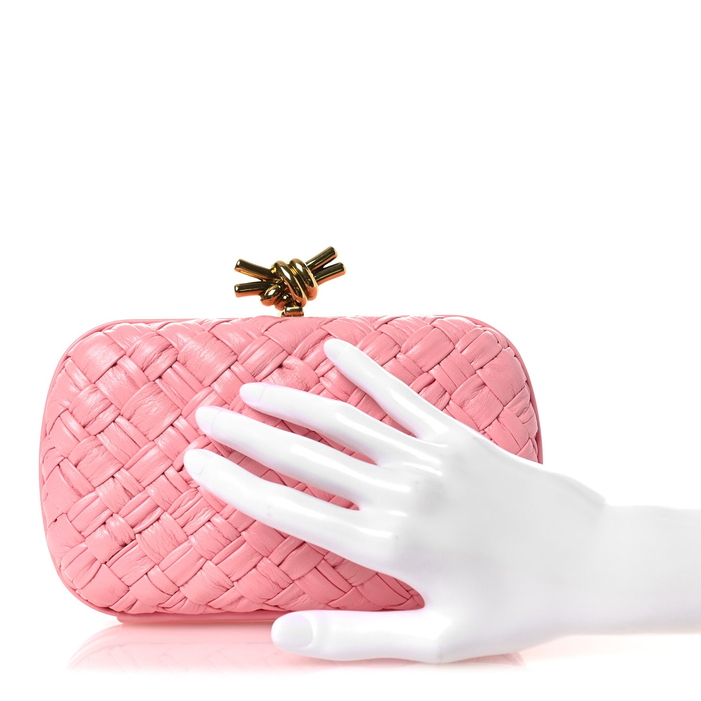 Foulard Intrecciato Minaudiere Knot Clutch Ribbon