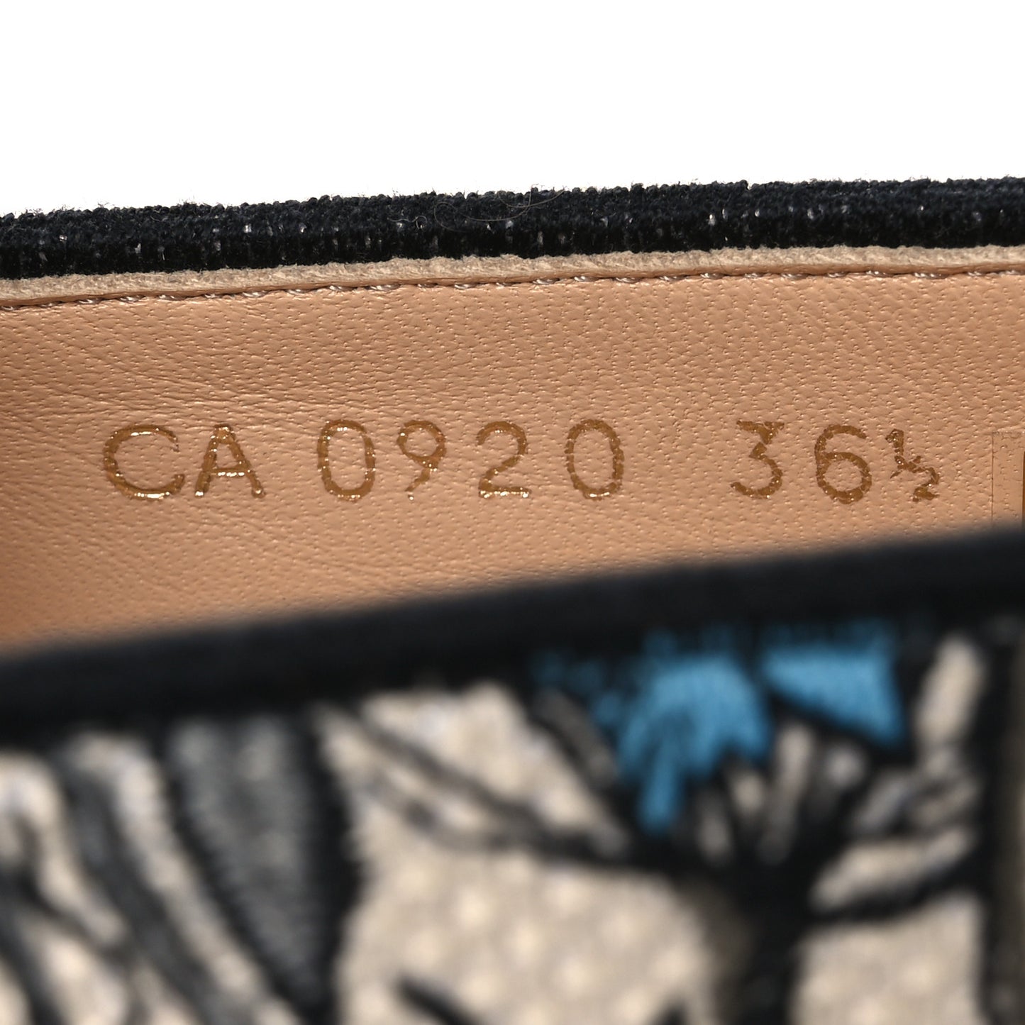 Canvas Mille Fleurs Embroidered Granville Espadrille 36.5 Multicolor