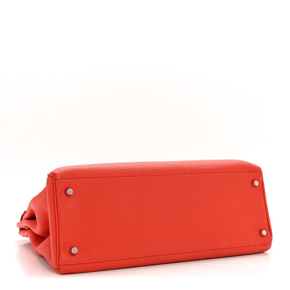 Hermes Togo Kelly Retourne 35 Capucine 4 of 15