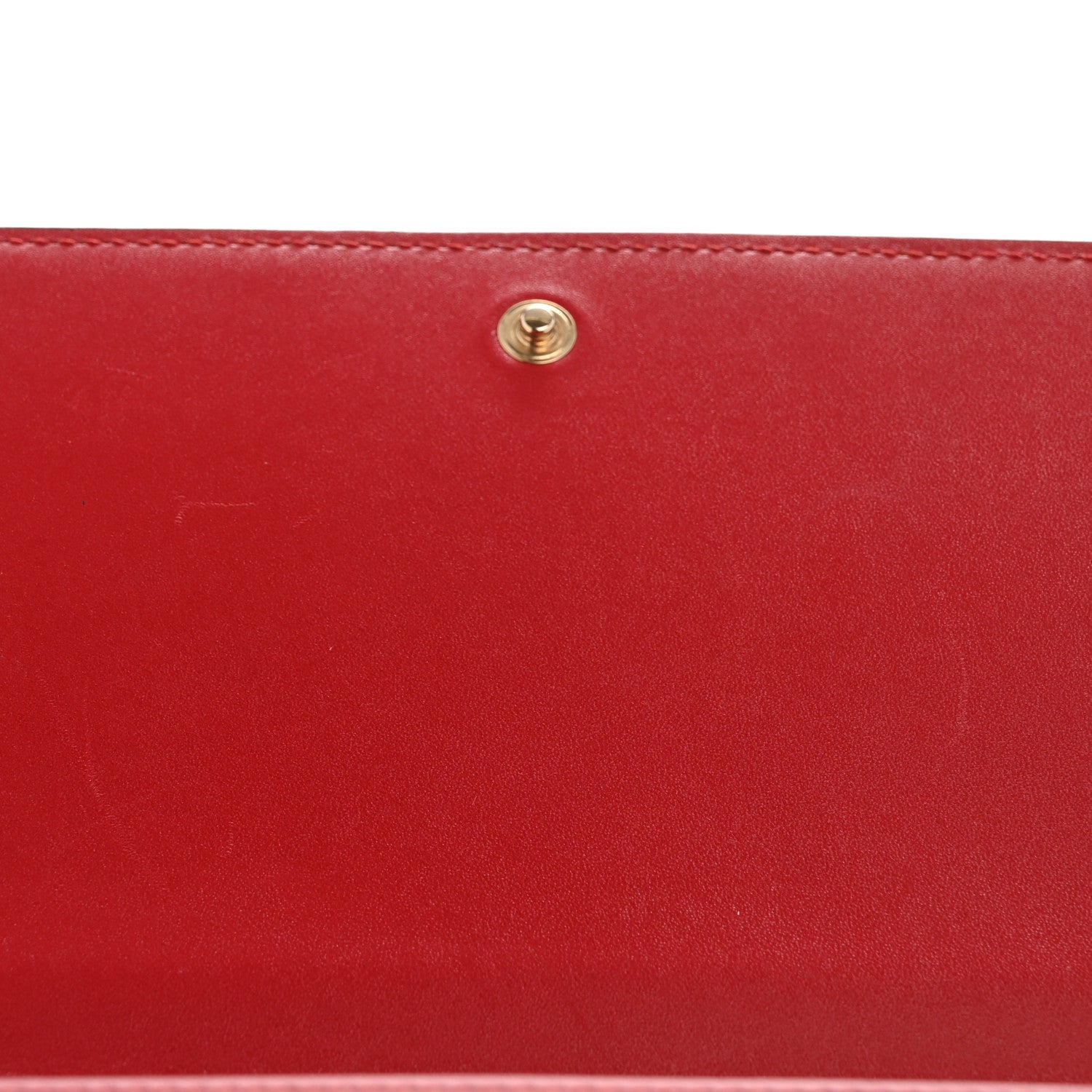 Gucci Guccissima Signature Bowy Chain Wallet Hibiscus Red 10 of 14