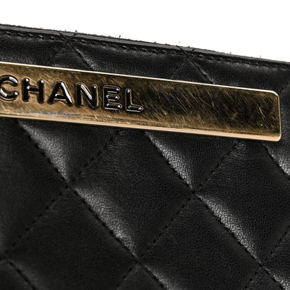 Chanel Lambskin Quilted Small Trendy CC Zip Around Wallet Black 11 of 11