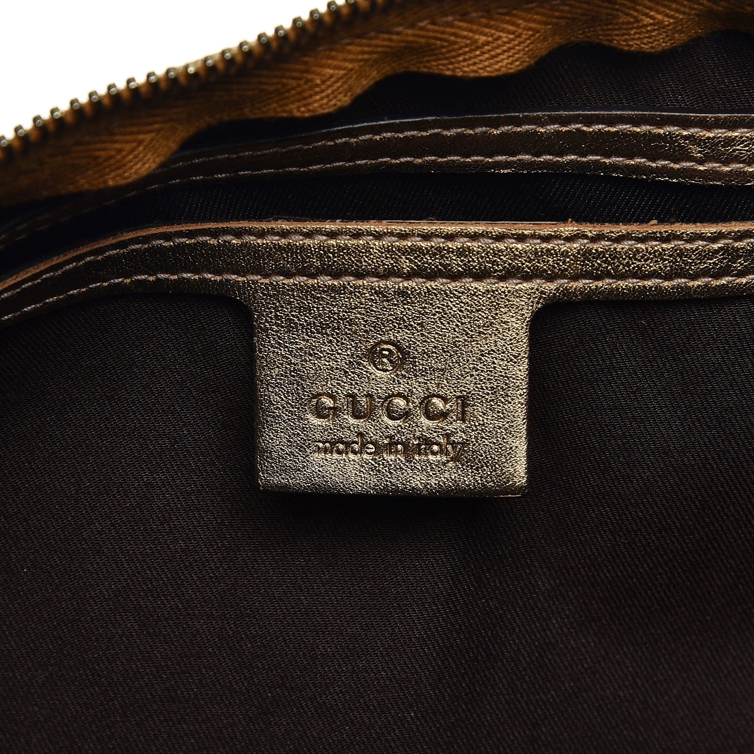 Gucci Crystal Monogram Medium Joy Boston Bronze 6 of 9