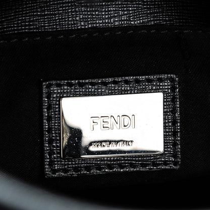 Fendi Vitello Elite Studded Monster Medium 2Jours Tote Black 7 of 7