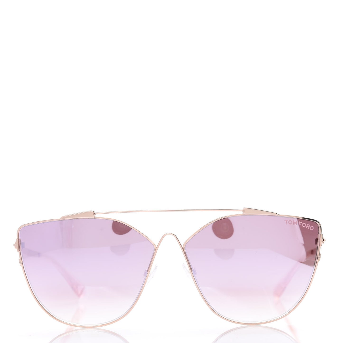 Jacquelyn 02 Aviator Sunglasses TF563 Rose Gold