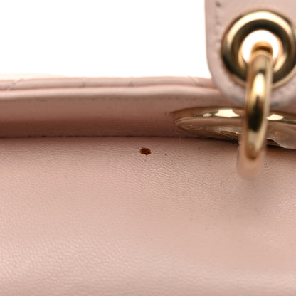 Christian Dior Lambskin Cannage Mini Lady Dior Rose Poudre 13 of 13