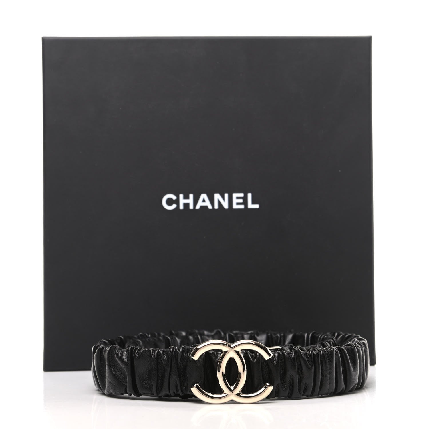 Chanel Calfskin CC Belt 80 32 Black 4 of 4