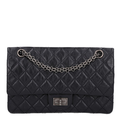 Chanel Aged Calfskin Quilted 2.55 Reissue 225 Flap Black 1 of 9