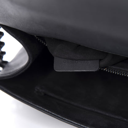 Christian Dior Ultra Matte Calfskin Studded Medium Diorama Flap Bag Black 8 of 11