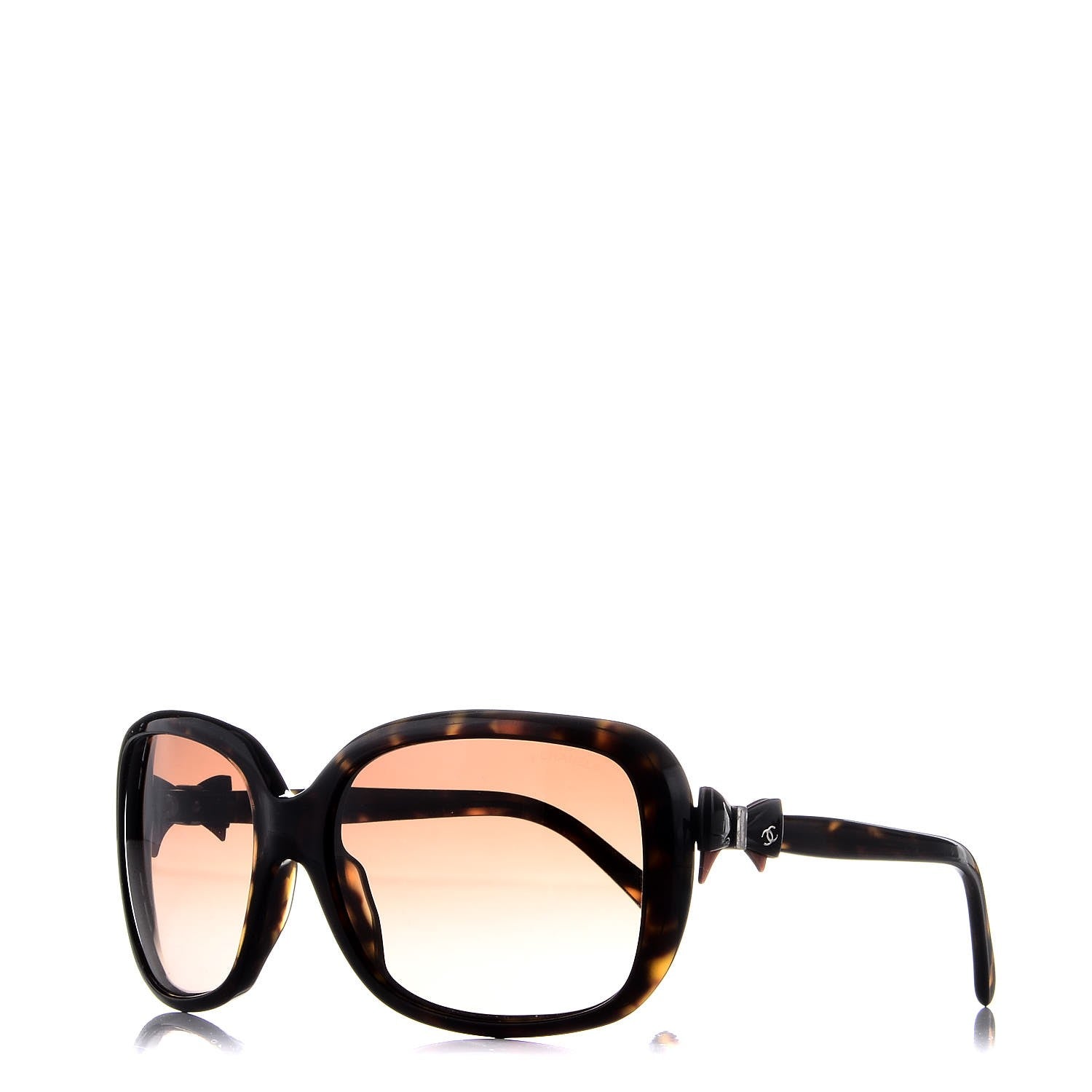 Chanel CC Bow Sunglasses 5171 Tortoise 1 of 8