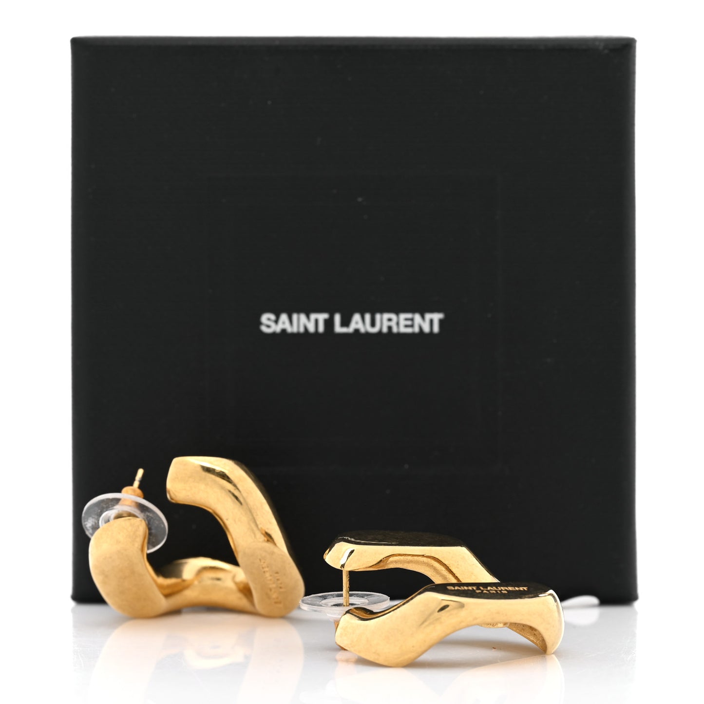 Chain Link Earrings Gold