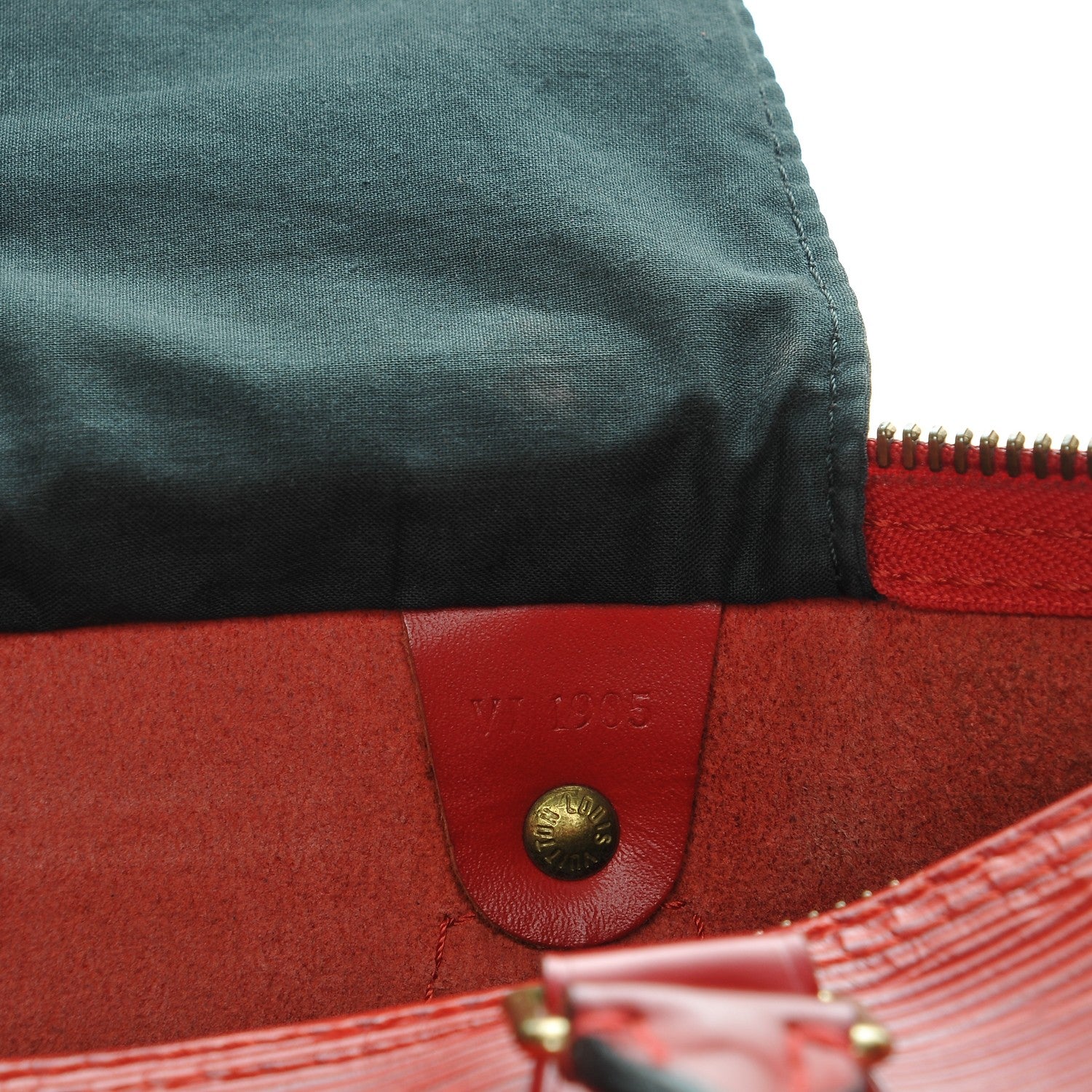 Louis Vuitton Epi Speedy 30 Rouge 8 of 13