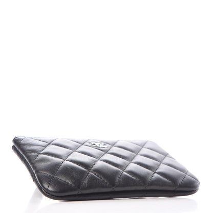 Chanel Lambskin Quilted Small Cosmetic Case Black 4 of 8