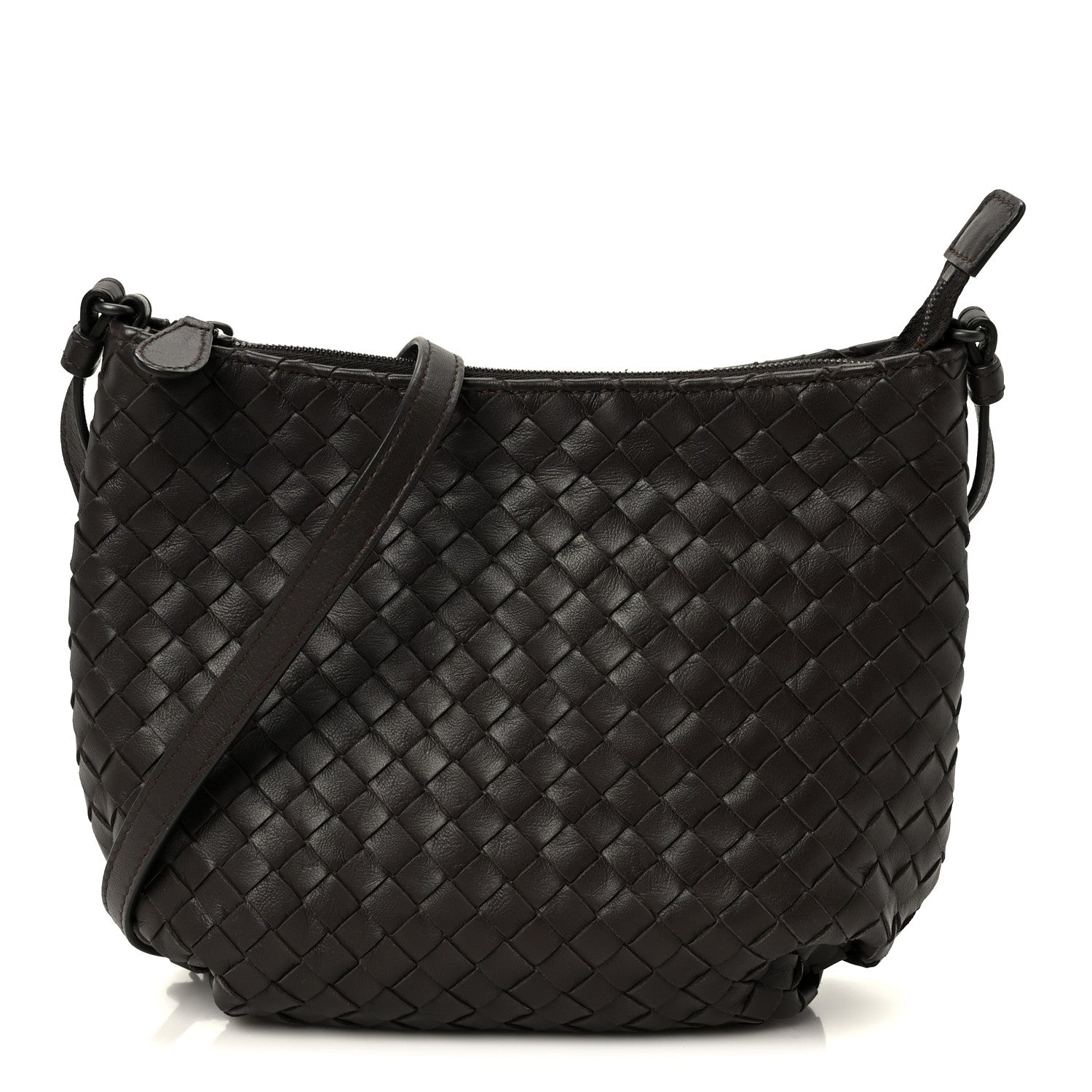 Bottega Veneta Nappa Intrecciato Crossbody Ebano 1 of 11