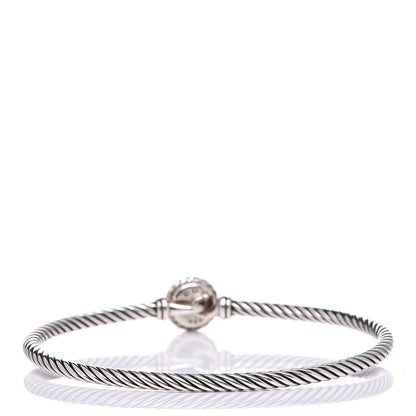 David Yurman Sterling Silver Black Orchid 3mm Chatelaine Bracelet 3 of 5