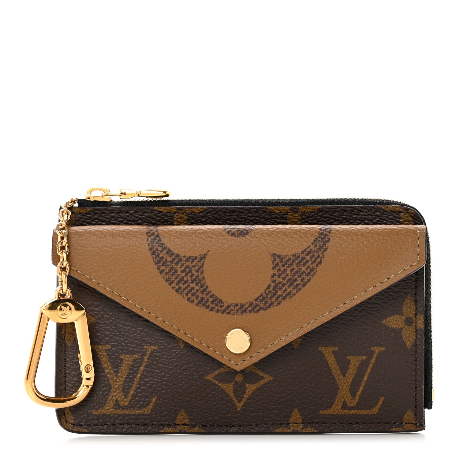 Louis Vuitton Reverse Monogram Recto Verso Card Holder Brown 1 of 6