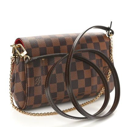 Louis Vuitton Damier Ebene Favorite MM 3 of 10