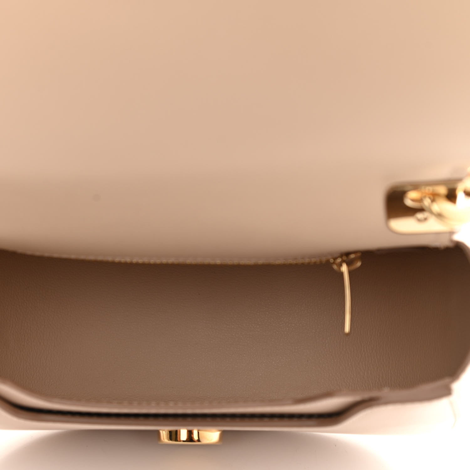 Salvatore Ferragamo Smooth Calfskin Small Anna Shoulder Bag New Bisque 5 of 10