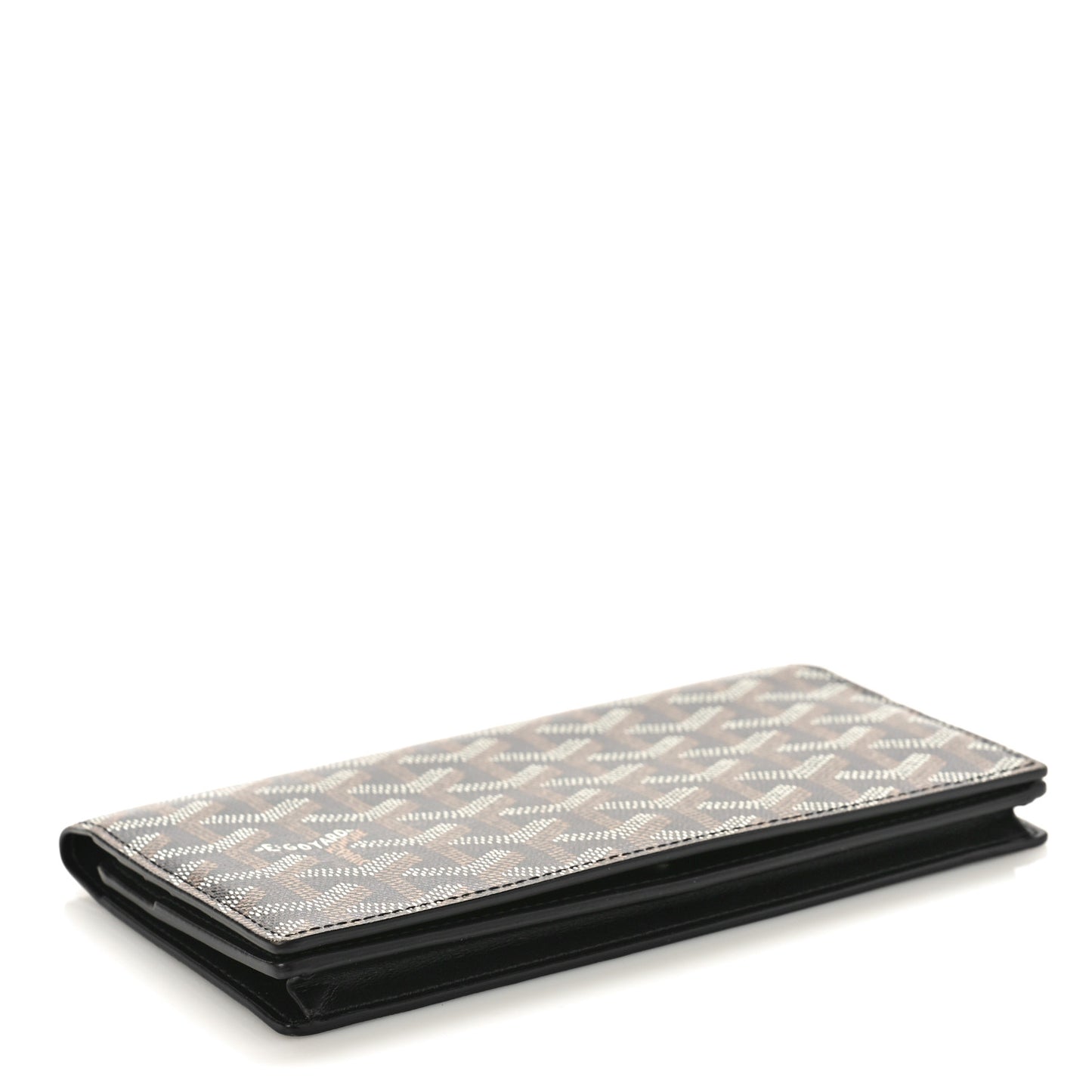 Goyardine Long Bi-Fold Wallet Black