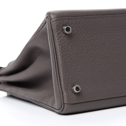 Hermes Togo Kelly Retourne 35 Etain 7 of 12