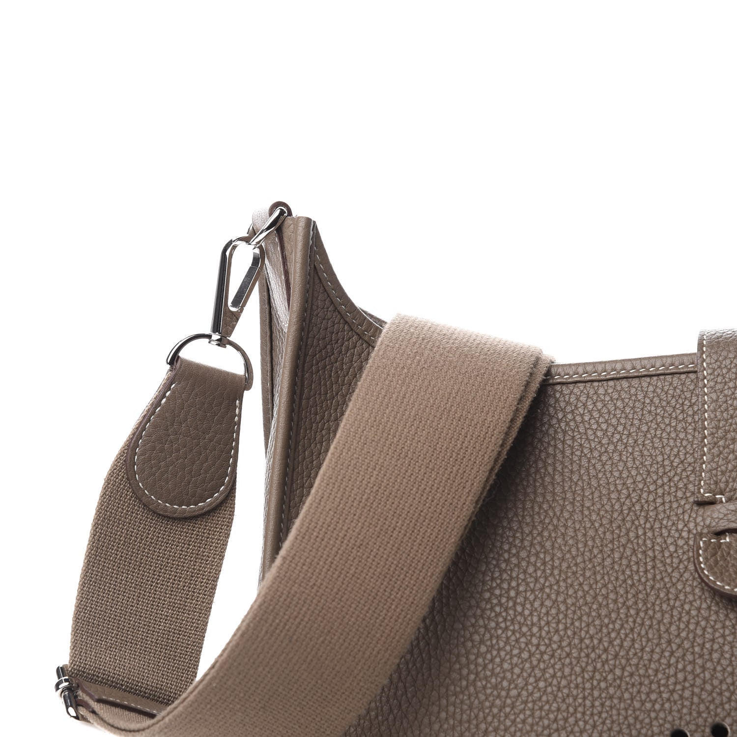 Hermes Taurillon Clemence Evelyne III GM Etoupe 10 of 10