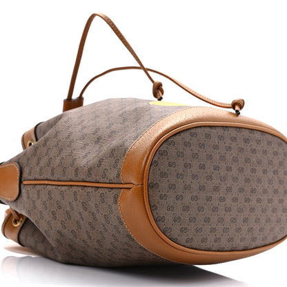 Gucci X DISNEY Mini Vintage GG Supreme Monogram Bucket Bag Beige Vintage Sun Oil 8 of 9