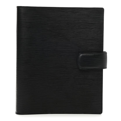Louis Vuitton Epi Large Ring Agenda Cover Black 1 of 9