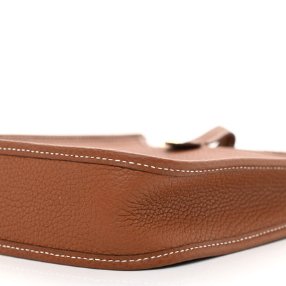 Hermes Taurillon Clemence Evelyne TPM Gold 9 of 10