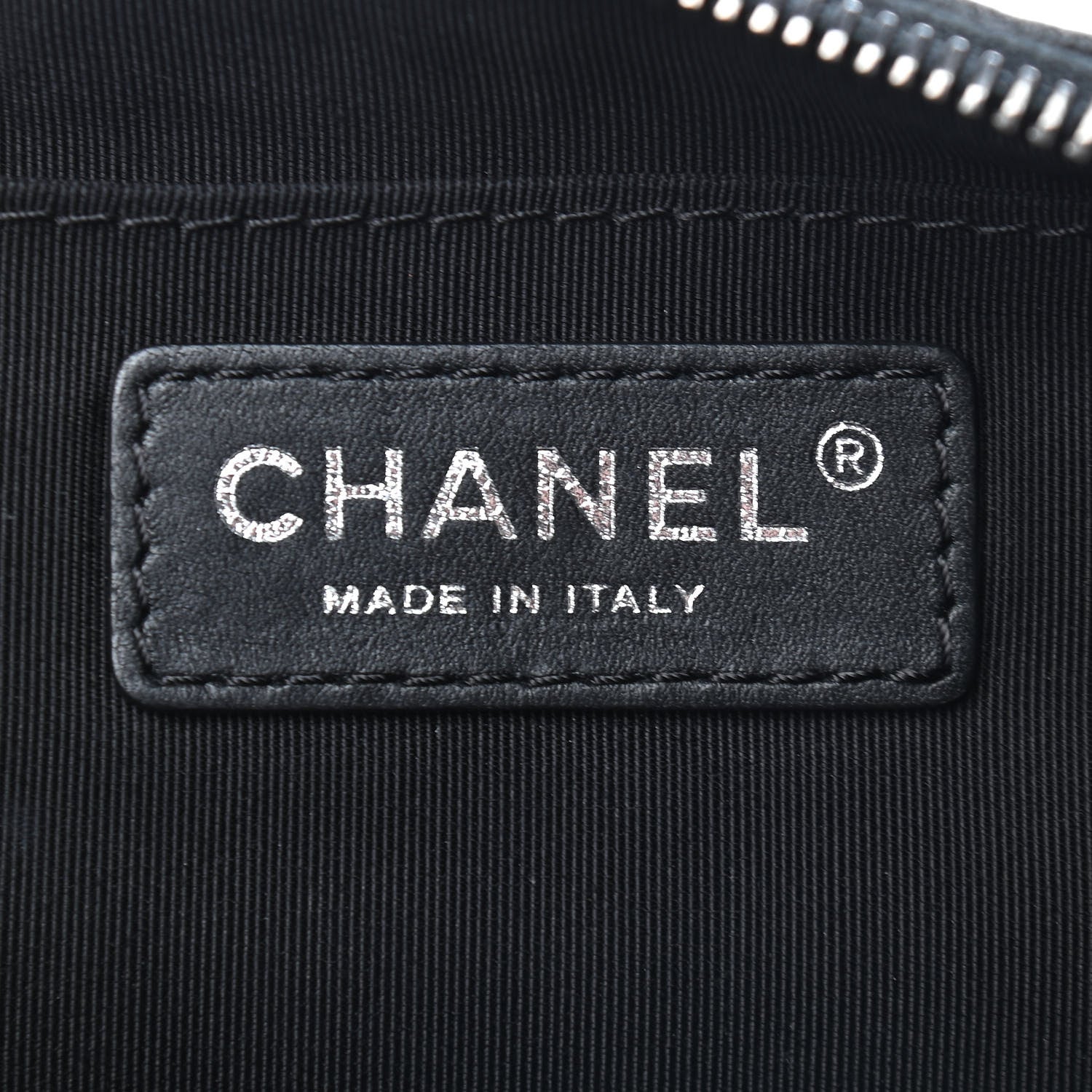 Chanel Grained Calfskin Quilted Casual Rock Waist Bag Fanny Pack Black 5 of 8